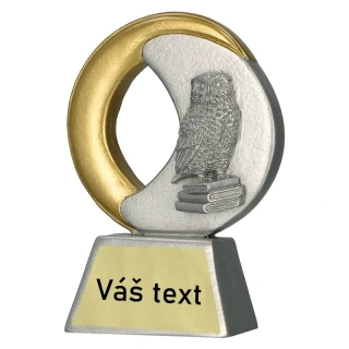 Školská trofej so sovou 10 cm