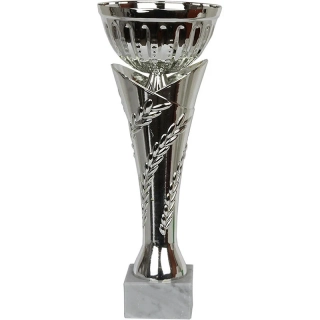 Pohár kovový strieborný - 29cm / ø12cm