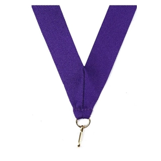 Stuha na medailu 11 mm - purple: fialová
