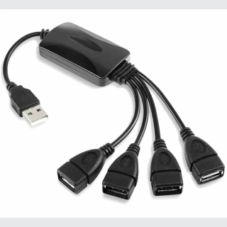 4-portový USB rozbočovač HUB 2.0