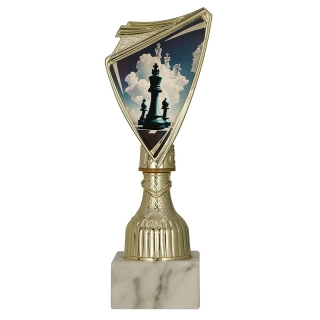 Pohár zlatý: Trofej Šach - 20cm