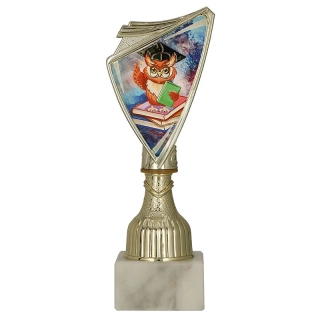Pohár zlatý: Trofej Vzdelanie - 18,5cm
