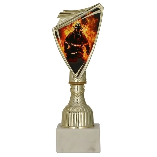Pohár zlatý: Trofej Hasič - 18,5cm