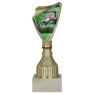 Pohár zlatý: Trofej Futbalový brankár - 17,5cm