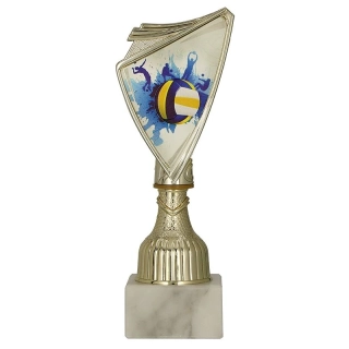 Pohár zlatý: Trofej Volejbal - 20cm