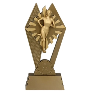 Trofej Beh - Odlievaná soška: 17,5 cm