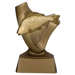 Trofej Rybár - Odlievaná soška: 10 cm