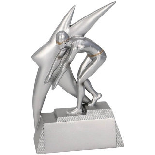 Trofej Plávanie: Odlievaná soška - 16,5cm