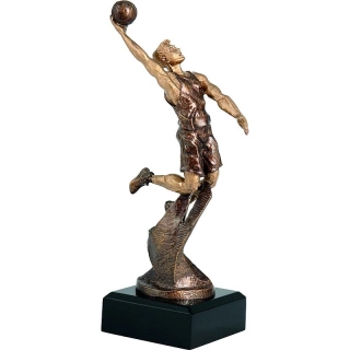 Basketbal - Víťazná trofej na mramorovom podstavci s vlastným textom: 24,5 cm