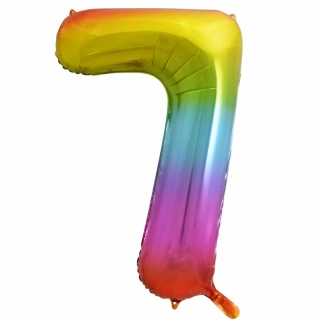 Nafukovací balón 86cm číslo 7: dúhový