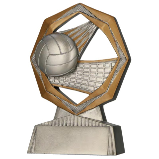Volejbal: Športová trofej so štítkom – výška 11 cm