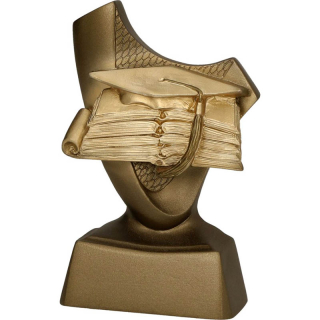 Vzdelanie: Trofej so štítkom – výška 10 cm