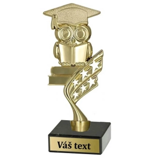 Vzdelanie - Sova s knihou na podstavci 22,5 cm