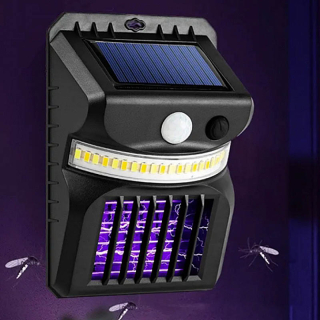 Solárna lampa s lapačom hmyzu