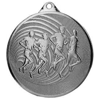 MMC3071 - Beh: Medaila kovová strieborná 70mm