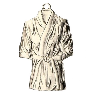 MMC30751 Bojové športy Medaila kovová strieborná