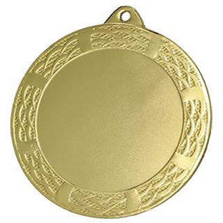 ME0270 Medaila kovová ø70mm zlatá