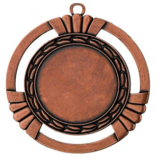 D62 - Medaila kovová bronzová - ø 90mm / emblém 50mm 