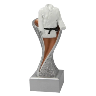 Bojové športy - Víťazná trofej na podstavci s vlastným textom: 14,5 cm - bronzová