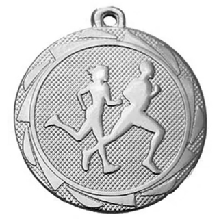 ME104 - Medaila kovová - ø 45mm: Beh - Atletika strieborná