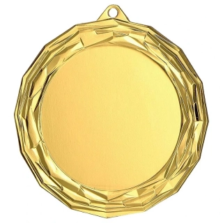 MMC7075 - Medaila kovová - ø 70mm / emblém 50mm - zlatá