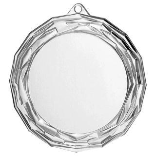 MMC7075 - Medaila kovová - ø 70mm / emblém 50mm - strieborná