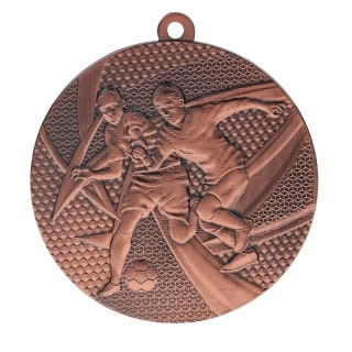 MMC15050 - Medaila kovová Futbal - ø 50mm - bronzová