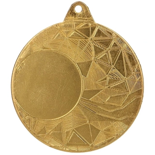 ME0150 - Medaila kovová - ø 50mm / emblém 25mm - zlatá