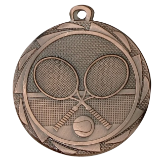 ME113 - Medaila kovová bronzová - ø 45mm: Tenis