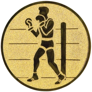Box: Emblém - Nálepka na trofej Ø 25mm zlatá