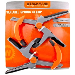 Werckmann - Prítlačné pružinové svorky pre rýchle spojenie: 2ks