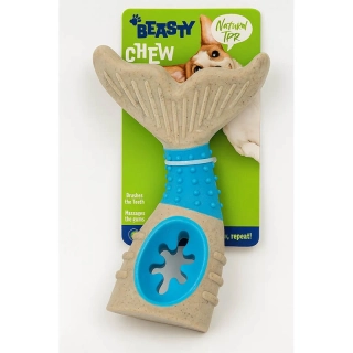 Beasty: Žuvacia kosť pre psa – gumová hračka na zuby: 18 cm