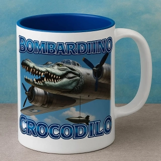 Hrnček Brainrot 330ml - Bombardino Crocodilo