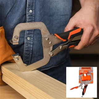 Werckmann - Upínacie kliešte typu C 170 mm – s uzamykacím mechanizmom