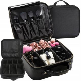 Kozmetický kufrík čierny