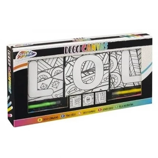 Plátno na maľovanie Grafix Deco Canvas – kreatívna sada na vymaľovanie