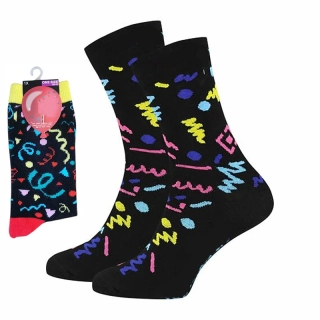 Ponožky unisex 36–41 - vzor Konfeti