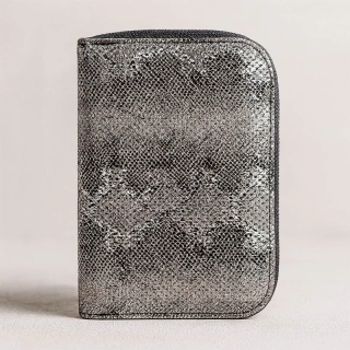 Elegantné puzdro na bižutériu so zipsom – sivé: 17 × 13 × 3 cm