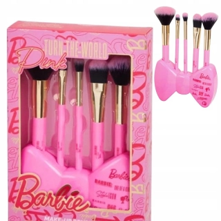 BARBIE - Sada 5 štetcov na make-up v krabičke