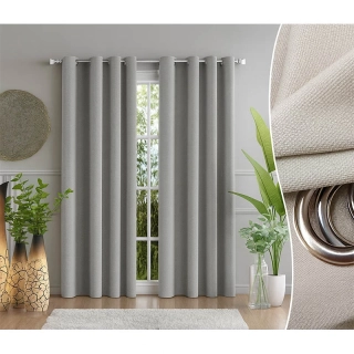 Zatemňovací záves Blackout Curtain 140 × 260 cm – sivý