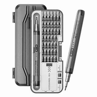 Elektrický presný skrutkovač s 38 nadstavcami a nabíjaním cez USB-C