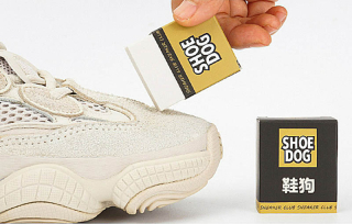 Čistiaca guma na obuv zo semišu a nubuku