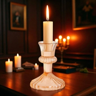 Sklenený svietnik Home Accents 11 cm