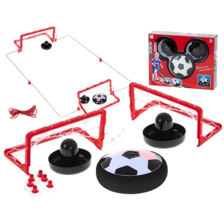 Lietajúca svietiaca lopta Hoverball s bránkami 11 cm