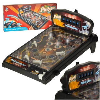 Pinball Flipper – stolová hra so svetlami a hudbou 42 × 27 × 18 cm