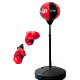 Boxovací set pre deti – hruška na stojane s rukavicami 90–124 cm