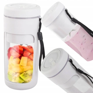 Prenosný smoothie mixér USB bezdrôtový 450 ml sivý
