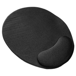 Ergonomická podložka pod myš čierna