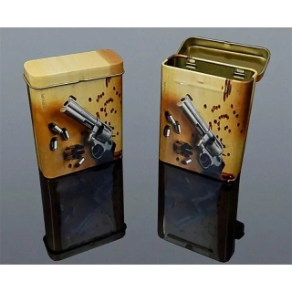 Kovová krabička 92 x 70mm - Revolver
