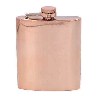 Ploskačka nerezová medená 240 ml